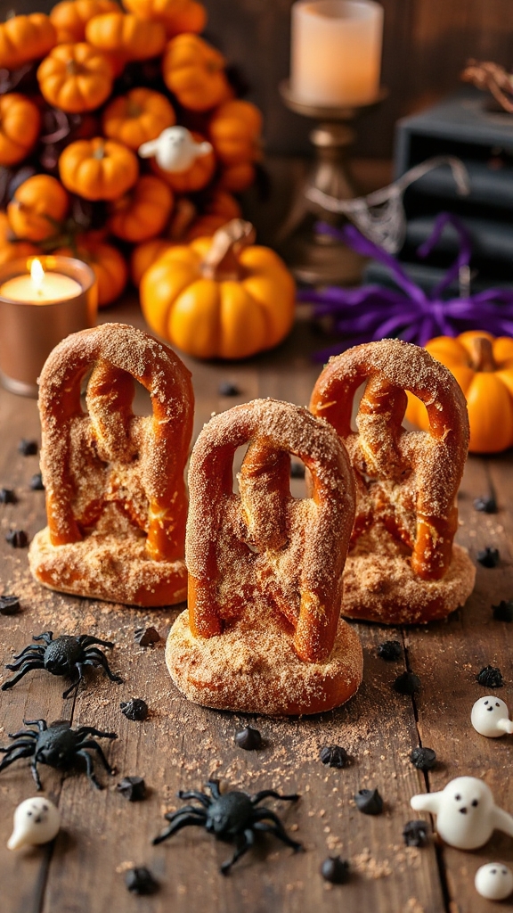 cinnamon sugar pretzel treats