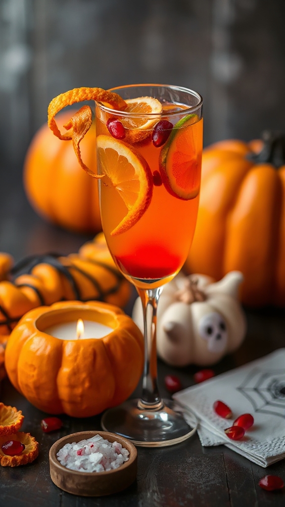 citrus cocktail for halloween