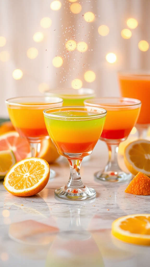 citrus flavored jello shots