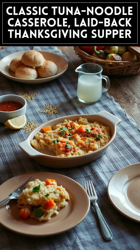 Classic Tuna-Noodle Casserole, Laid-Back Thanksgiving Supper