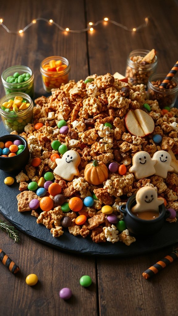 colorful halloween snack mix colorful halloween snack mix