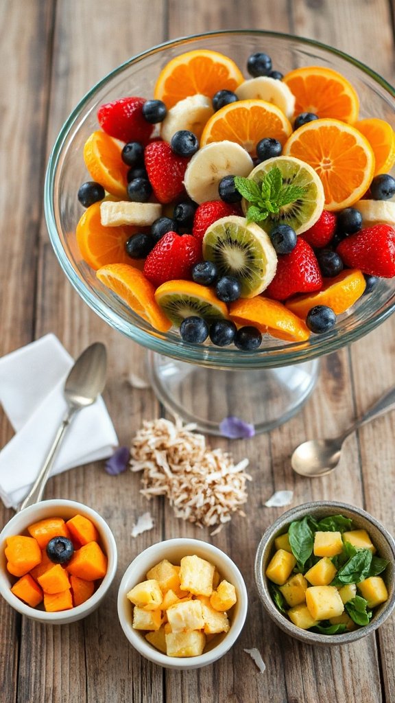 colorful healthy fruit salad colorful healthy fruit salad