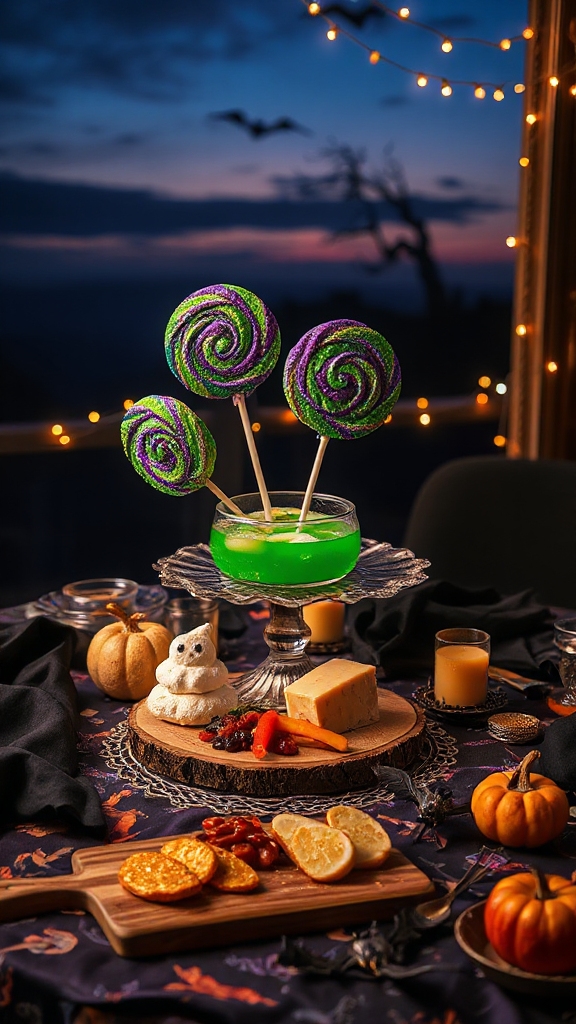 colorful whimsical candy treats