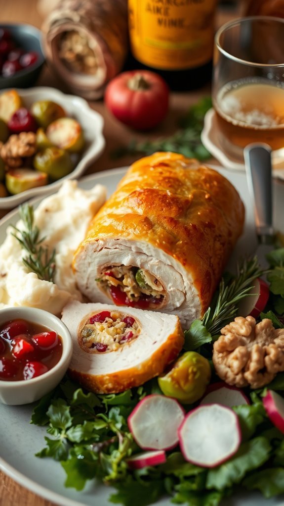 complement turkey roulade dishes complement turkey roulade dishes