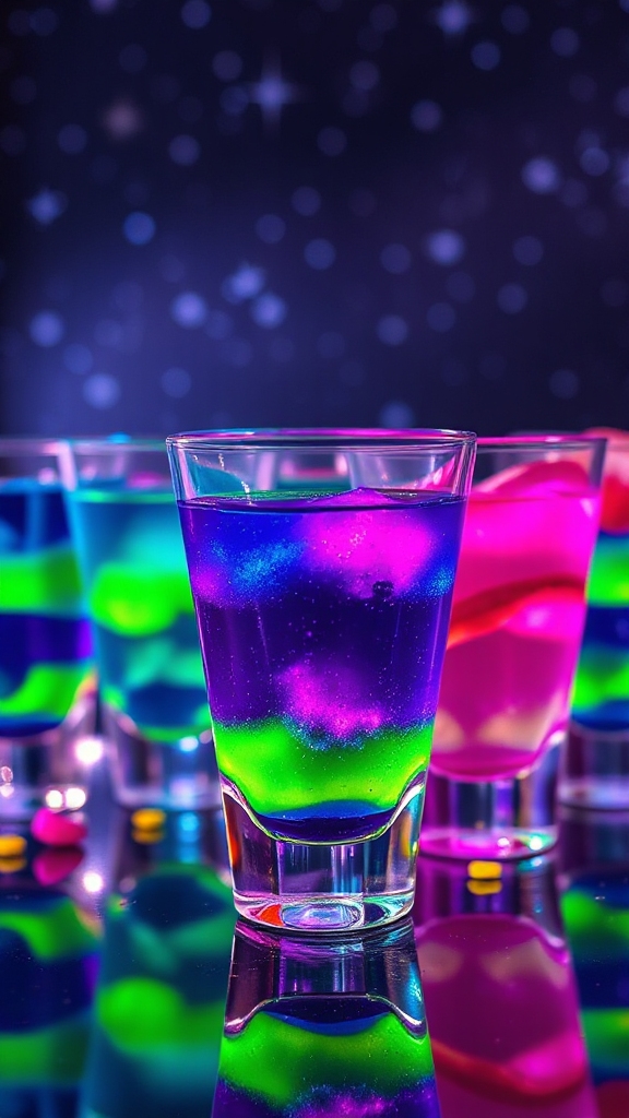cosmic grape jello shots