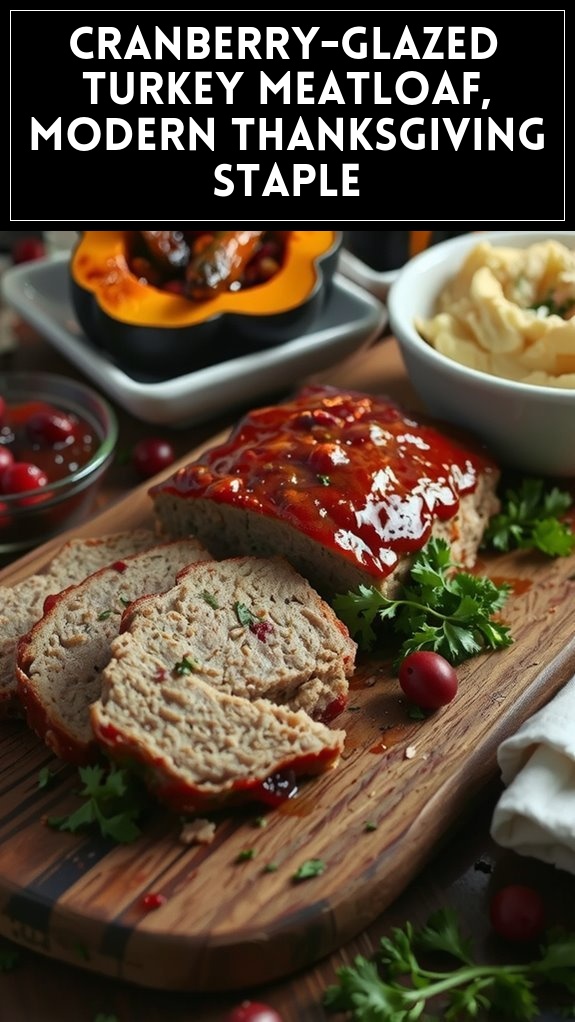Cranberry-Glazed Turkey Meatloaf, Modern Thanksgiving Staple