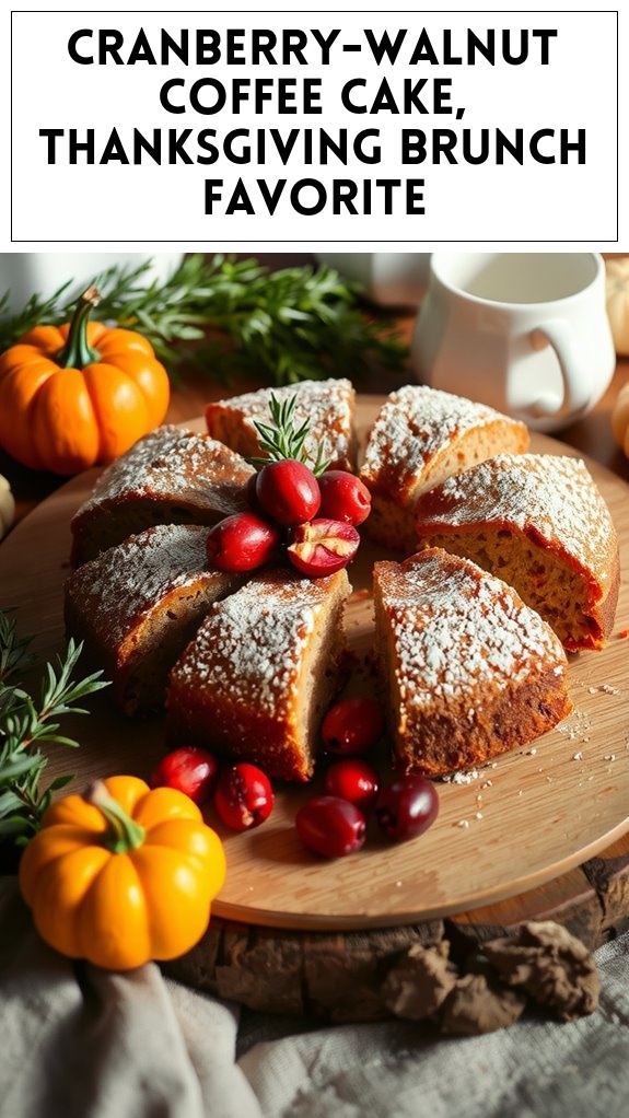 Cranberry-Walnut Coffee Cake, Thanksgiving Brunch Favorite