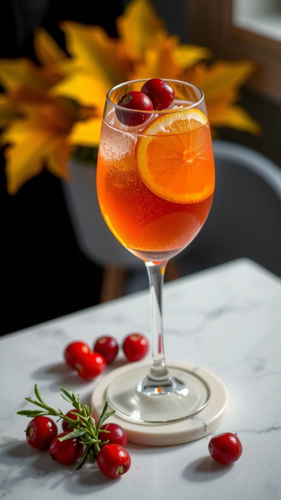 cranberry orange spritz pairings