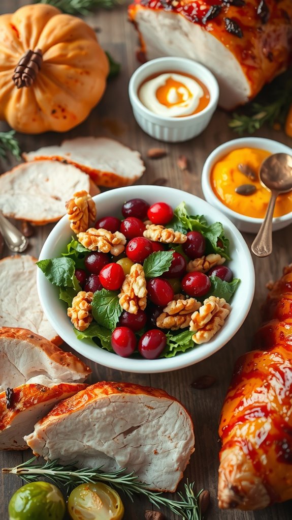 cranberry walnut salad pairings