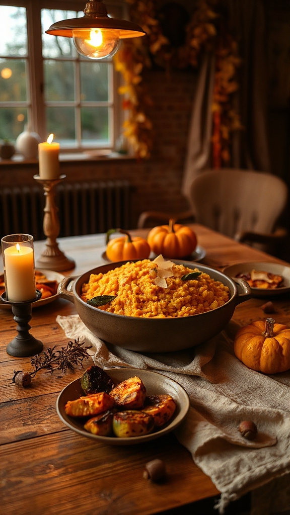 creamy autumn squash risotto