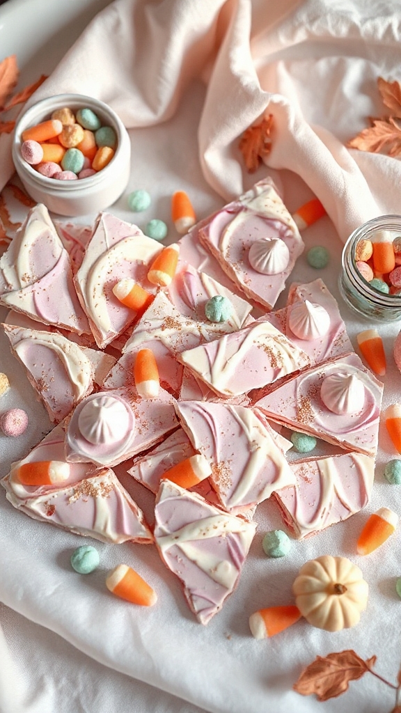 creamy berry halloween treat
