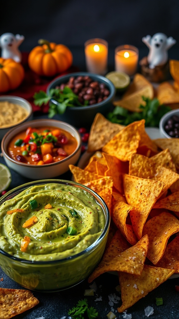 creamy citrus avocado dip