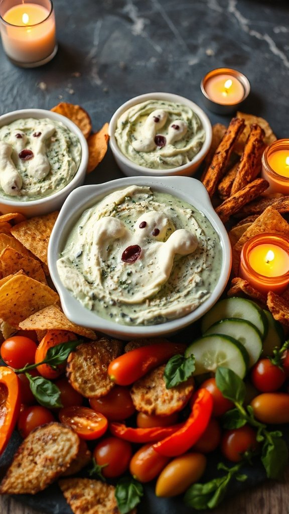 creamy halloween spinach dip creamy halloween spinach dip