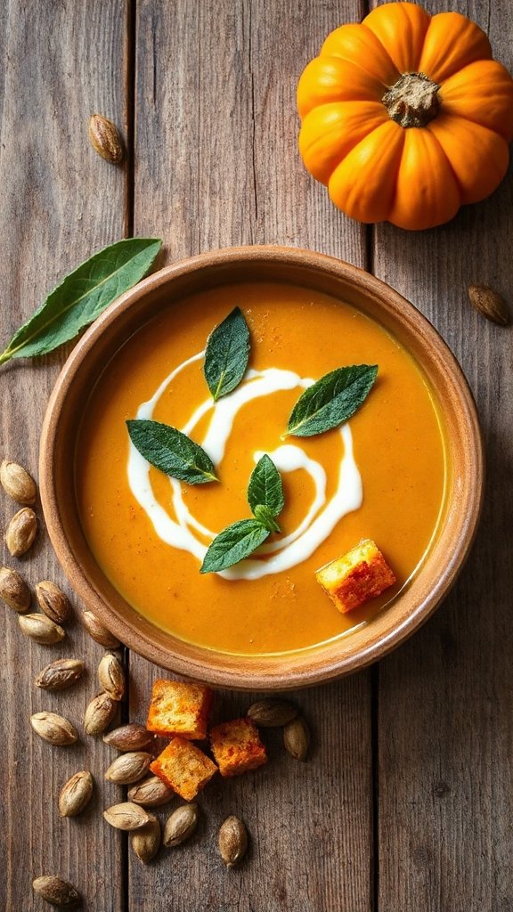 creamy pumpkin sage soup creamy pumpkin sage soup