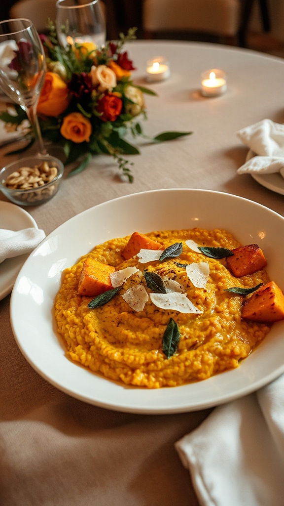 creamy roasted pumpkin risotto
