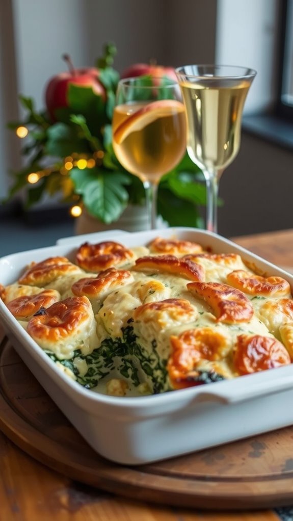 creamy spinach gratin pairings creamy spinach gratin pairings