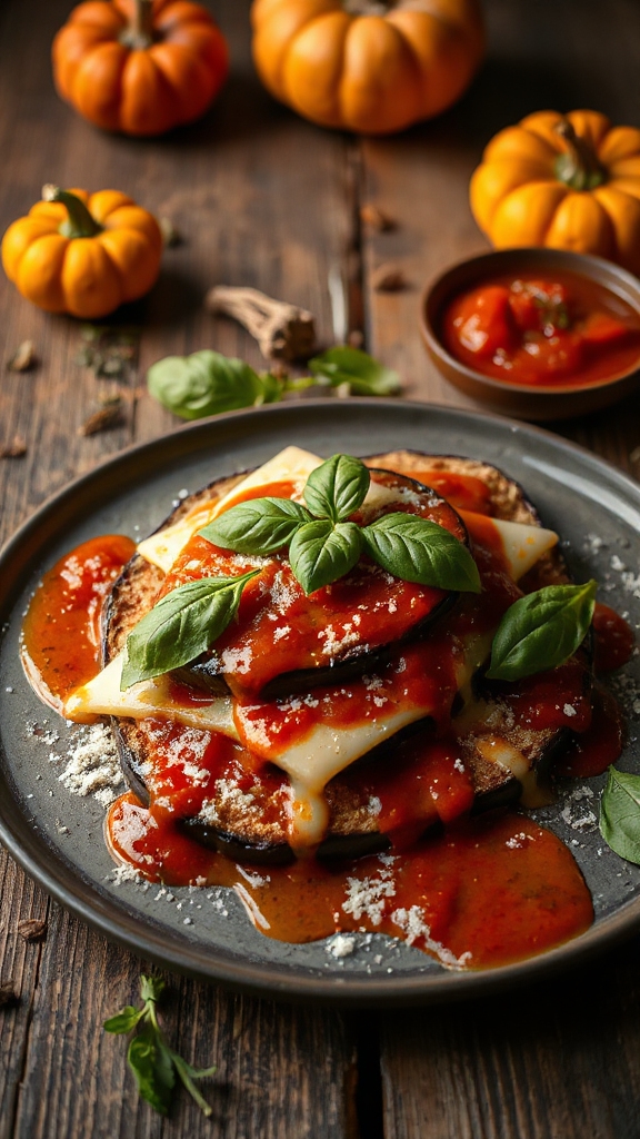 creative eggplant parmesan delight