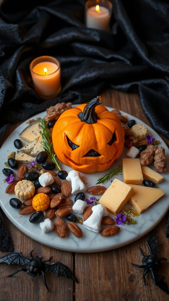 creepy cheese halloween centerpiece