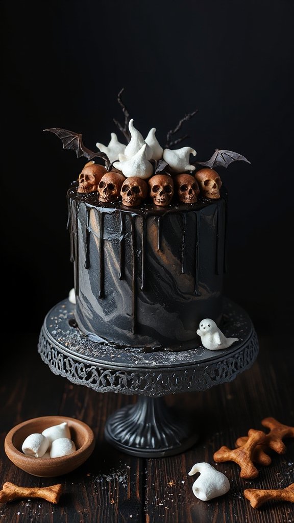 creepy chocolate marble cake creepy chocolate marble cake