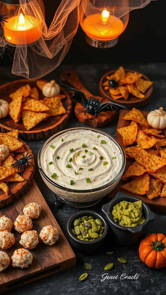 creepy crawly crab dip