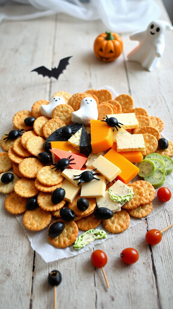 creepy crawly halloween snack