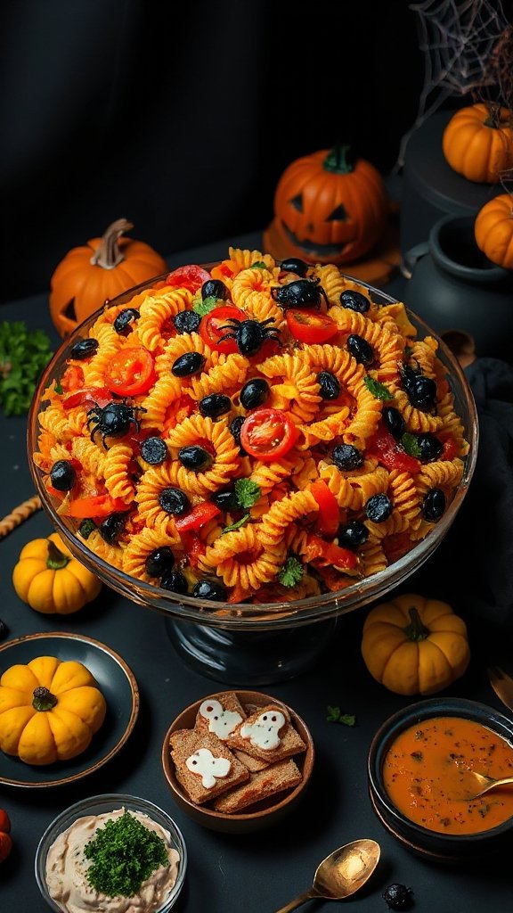creepy crawly pasta salad creepy crawly pasta salad