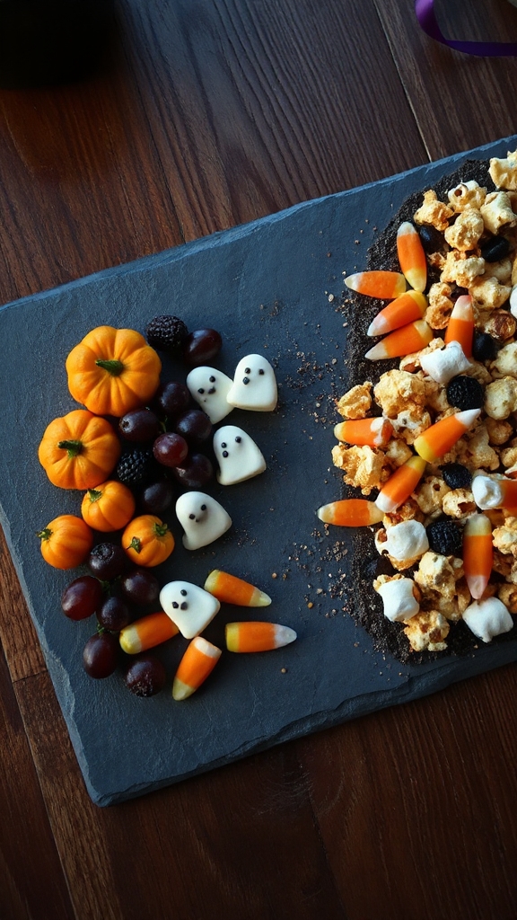 creepy halloween candy board