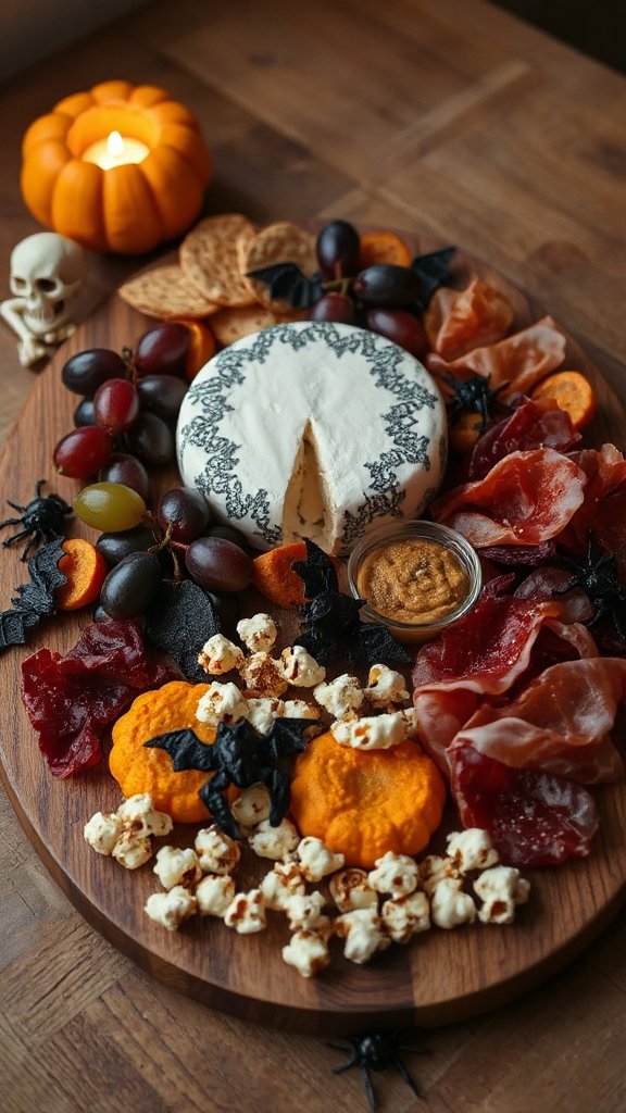 creepy halloween themed charcuterie board creepy halloween themed charcuterie board