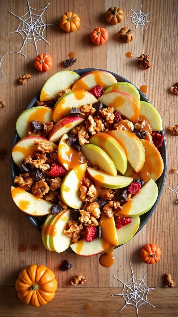 crisp apple nachos delight