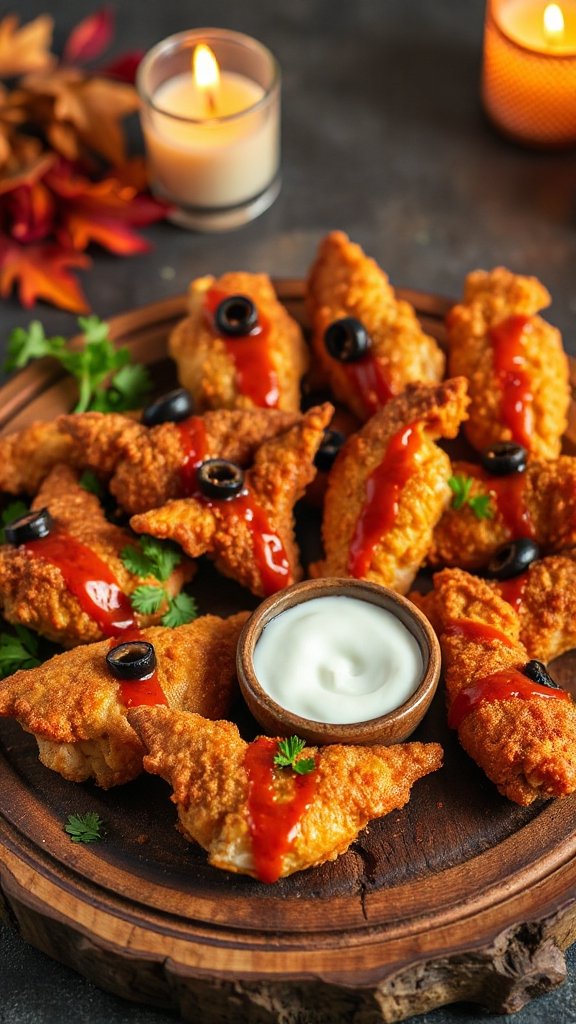 crispy bat shaped chicken tenders crispy bat shaped chicken tenders