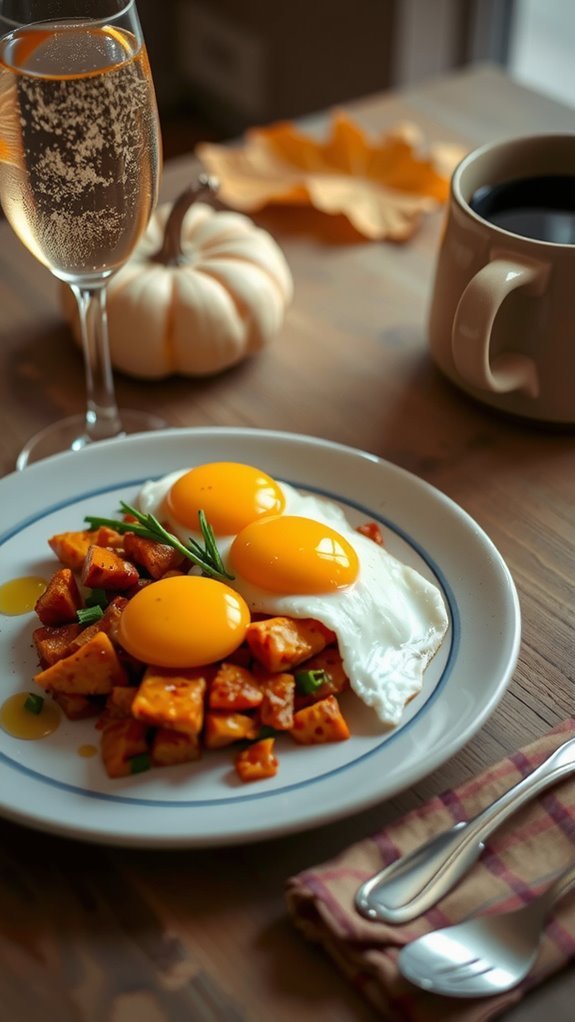 crispy hash and beverages crispy hash and beverages