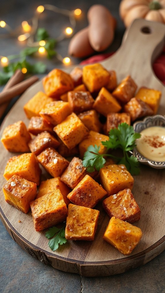 crispy spiced sweet potato bites crispy spiced sweet potato bites