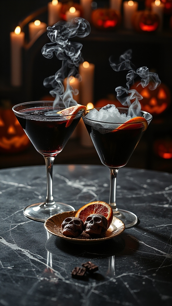 dark chocolate bourbon cocktail delight