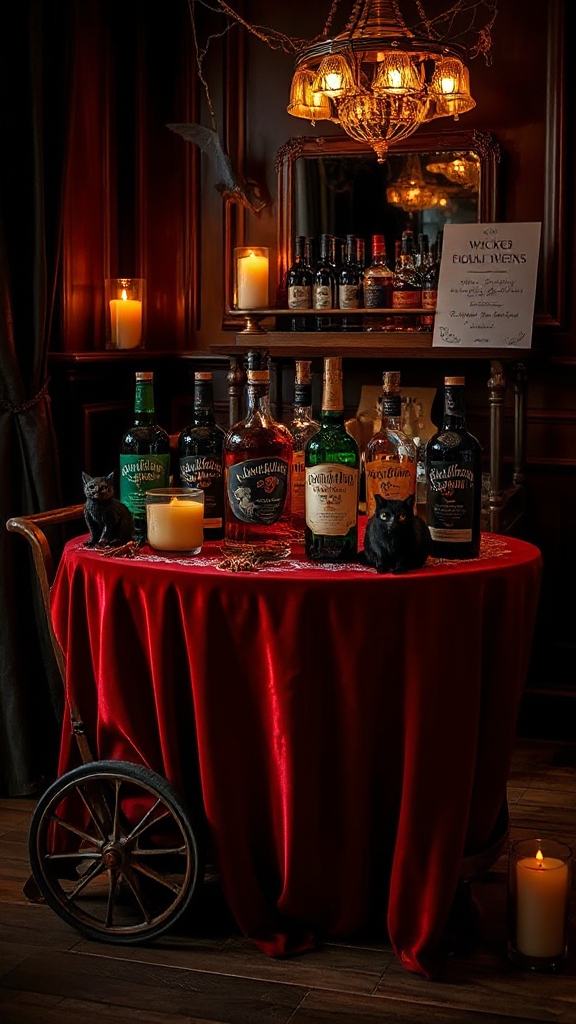 dark decadent halloween dessert