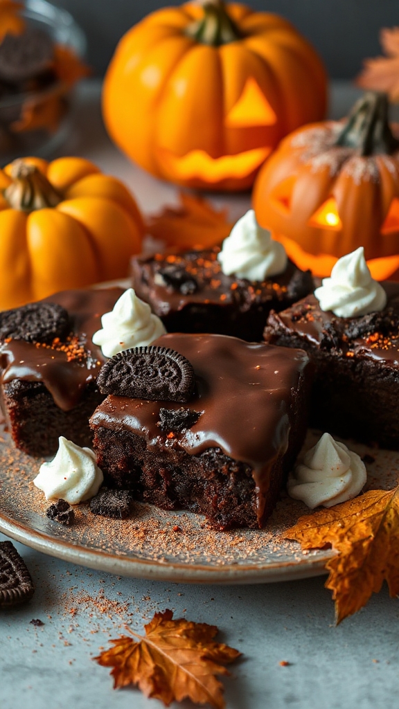 decadent oreo brownie treat
