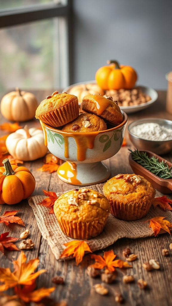 delicious fall pumpkin muffins