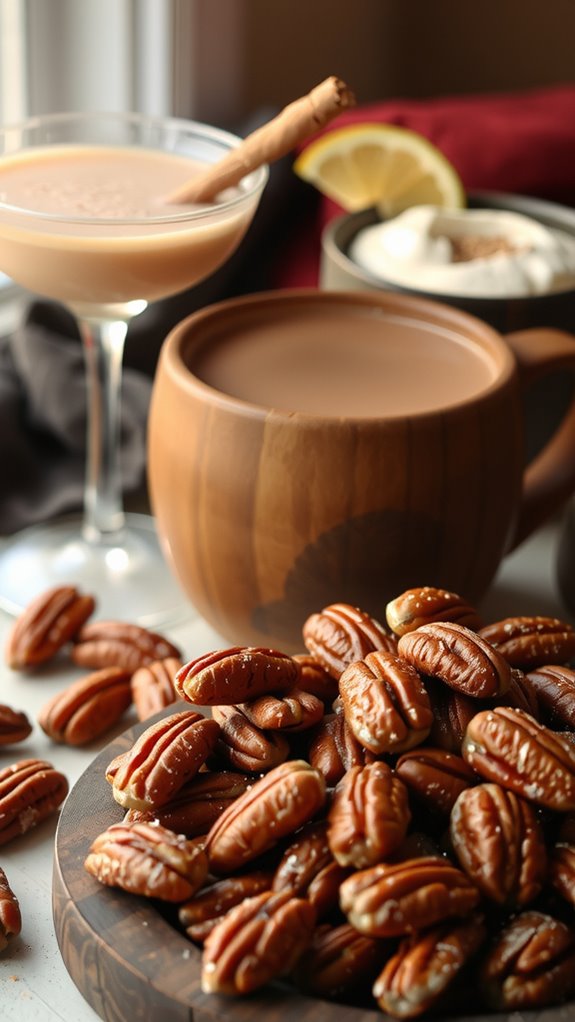 drink pairings for candied pecans