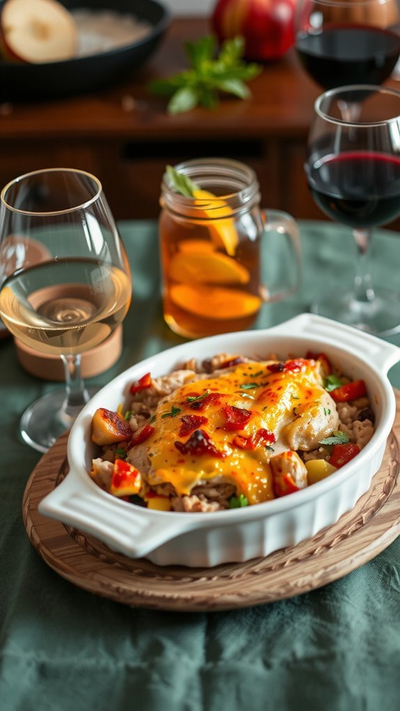 drink pairings for casserole