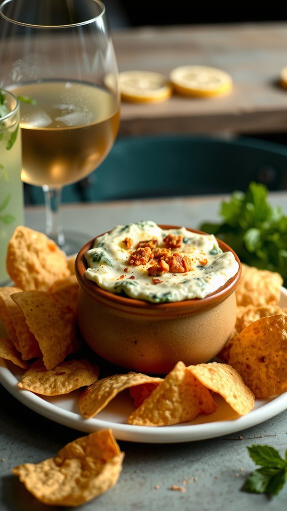 drink pairings for dip