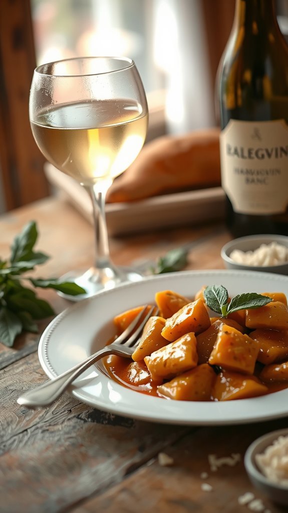 drink pairings for gnocchi