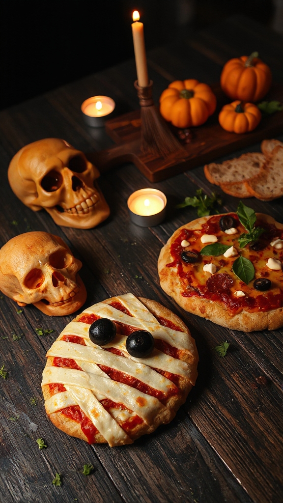 eerie halloween inspired pizza recipe