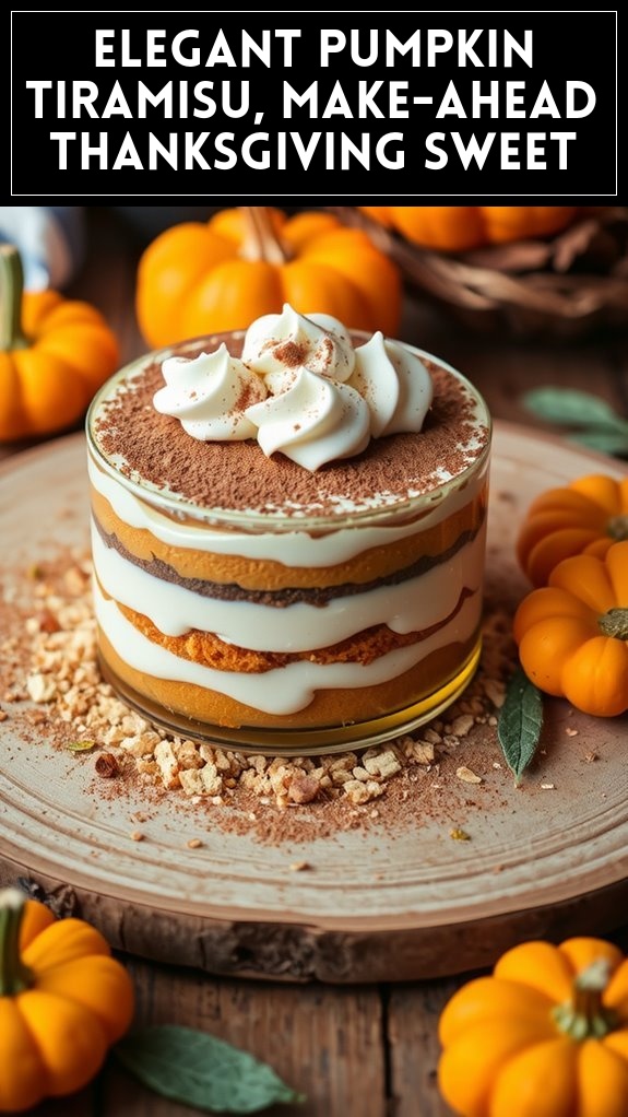 Elegant Pumpkin Tiramisu, Make-Ahead Thanksgiving Sweet