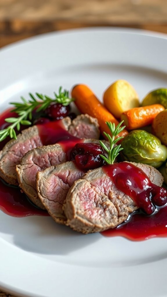 elegant bison tenderloin presentation elegant bison tenderloin presentation