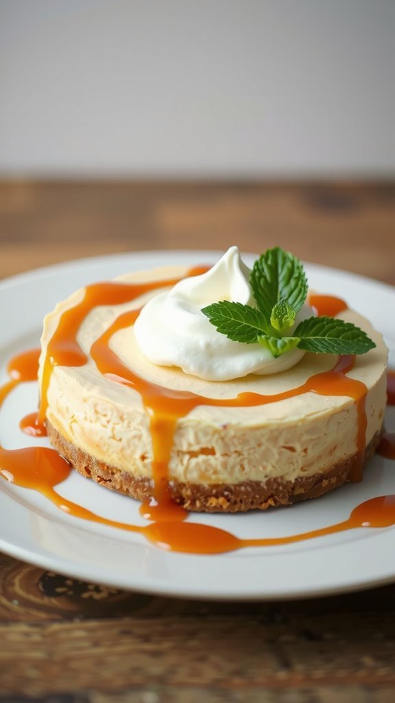 elegant cheesecake plating ideas