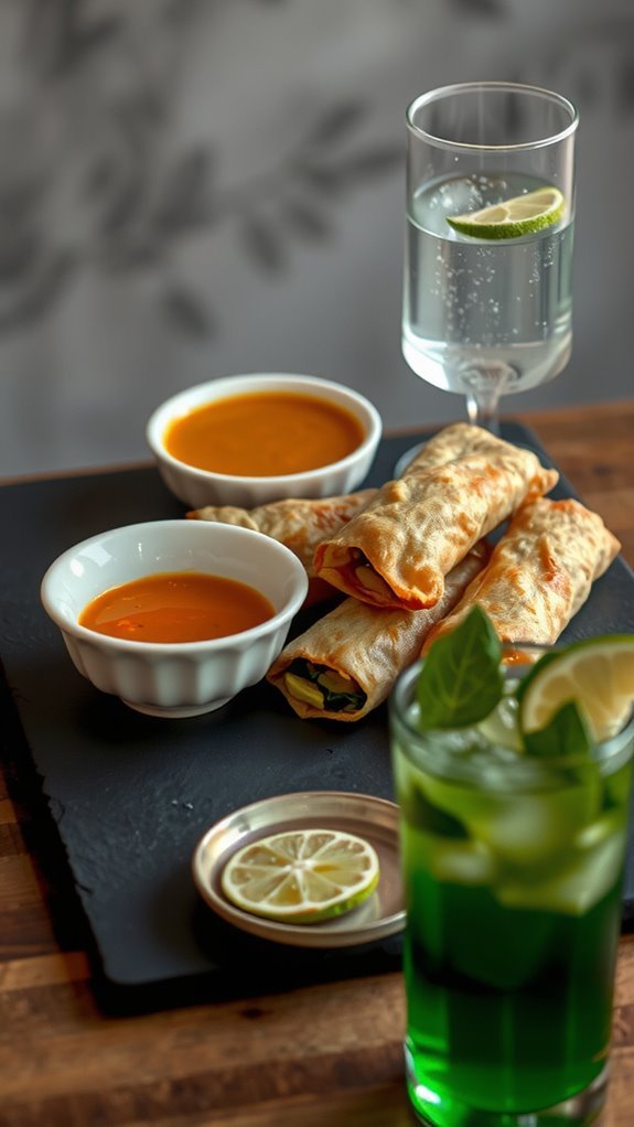 elevate spring rolls beverages elevate spring rolls beverages