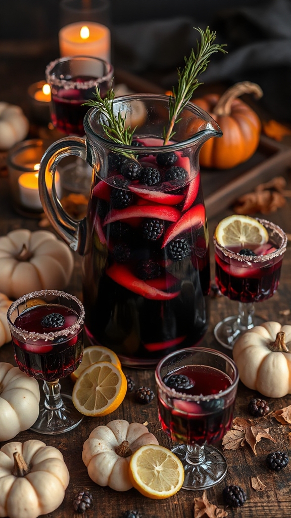 enchanting fruity halloween punch