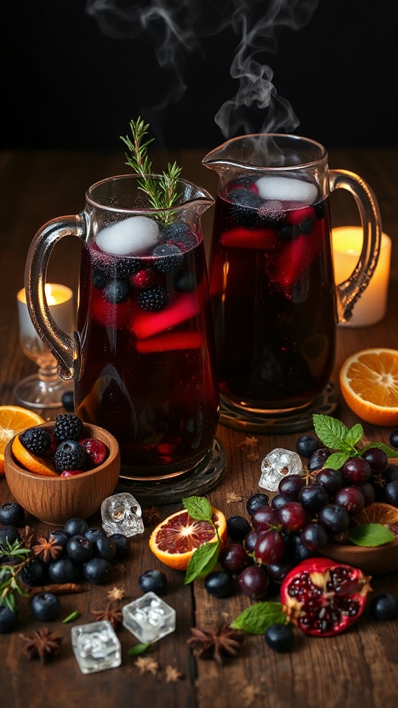 enchanting halloween berry drink