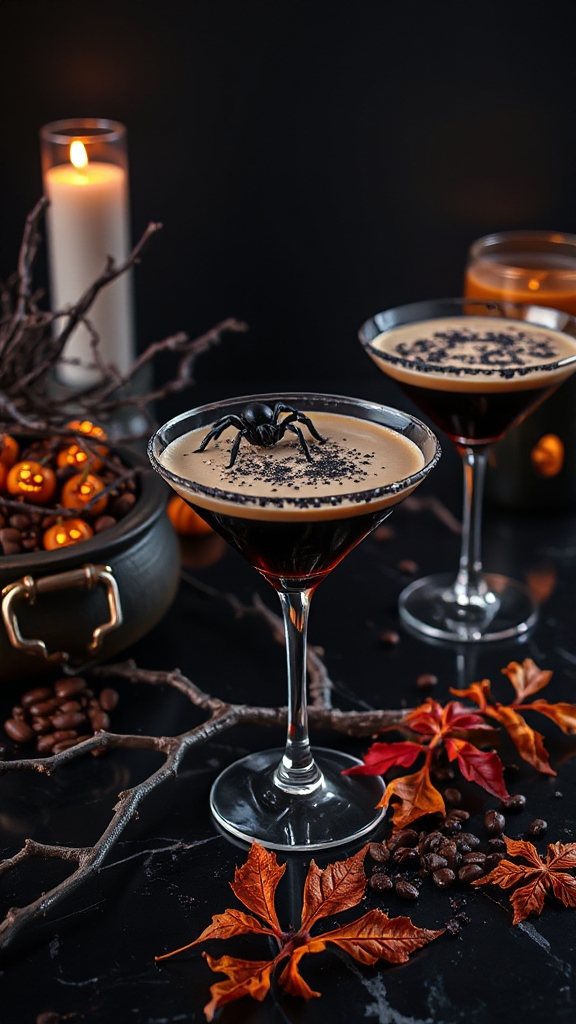 espresso infused sour cocktail