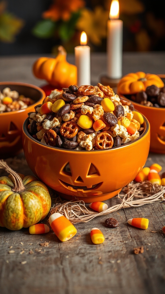 festive fall snack mix