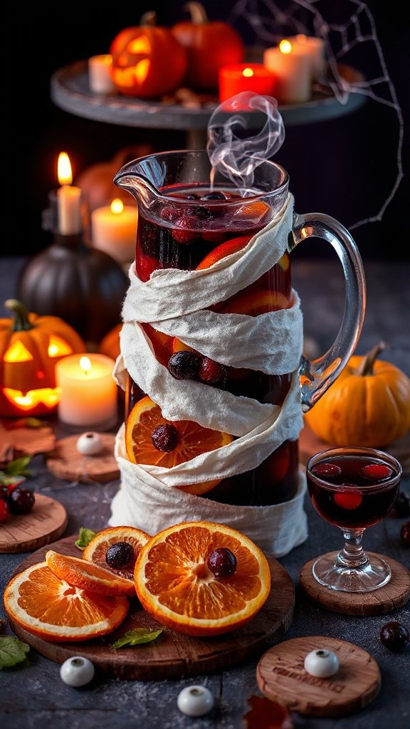 festive halloween cider sangria festive halloween cider sangria